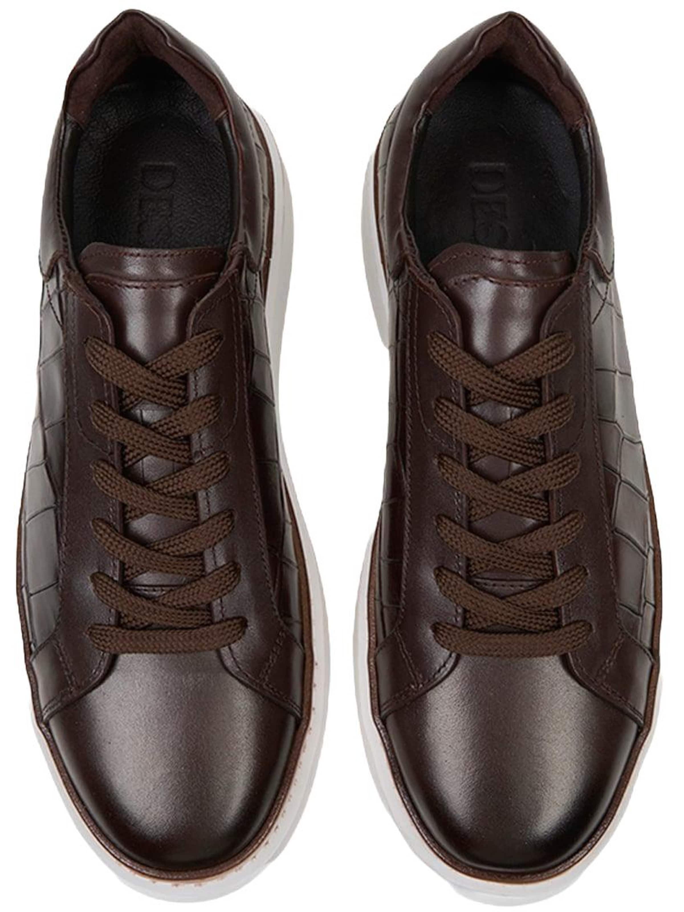 Desa Slip-on 'Schnürschuhe' in Brown