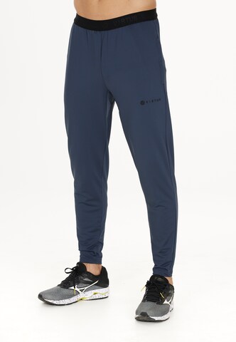 Virtus Regular Athletic Pants 'Benny' in Blue: front