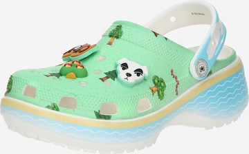 žalia Crocs Pusbačiai: priekis