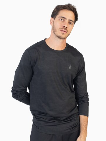 Spyder Functioneel shirt in Zwart: voorkant