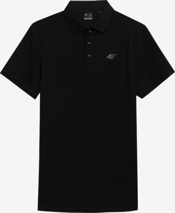 4F - Camiseta funcional en negro: frente