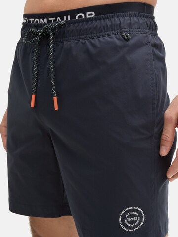 TOM TAILOR Badeshorts in Blau