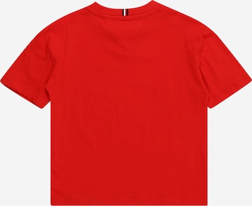 T-Shirt 'Essential' TOMMY HILFIGER en rouge