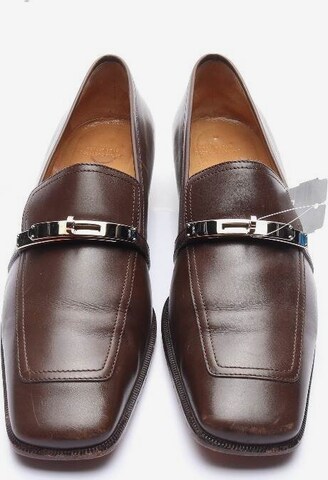 HERMÈS Flats & Loafers in 39,5 in Brown