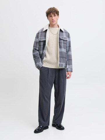 JACK & JONES Sweater 'Blamilano' in Beige