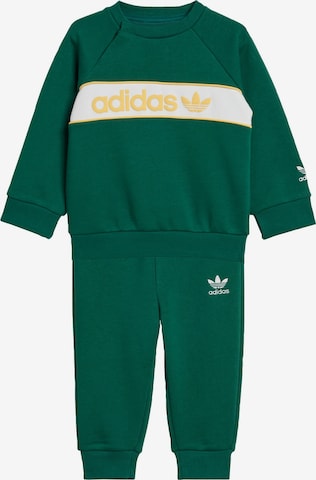 ADIDAS ORIGINALS Sweatsuit 'NY' in Green: front
