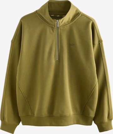 self. Sweatshirt in Grün: Vorderseite