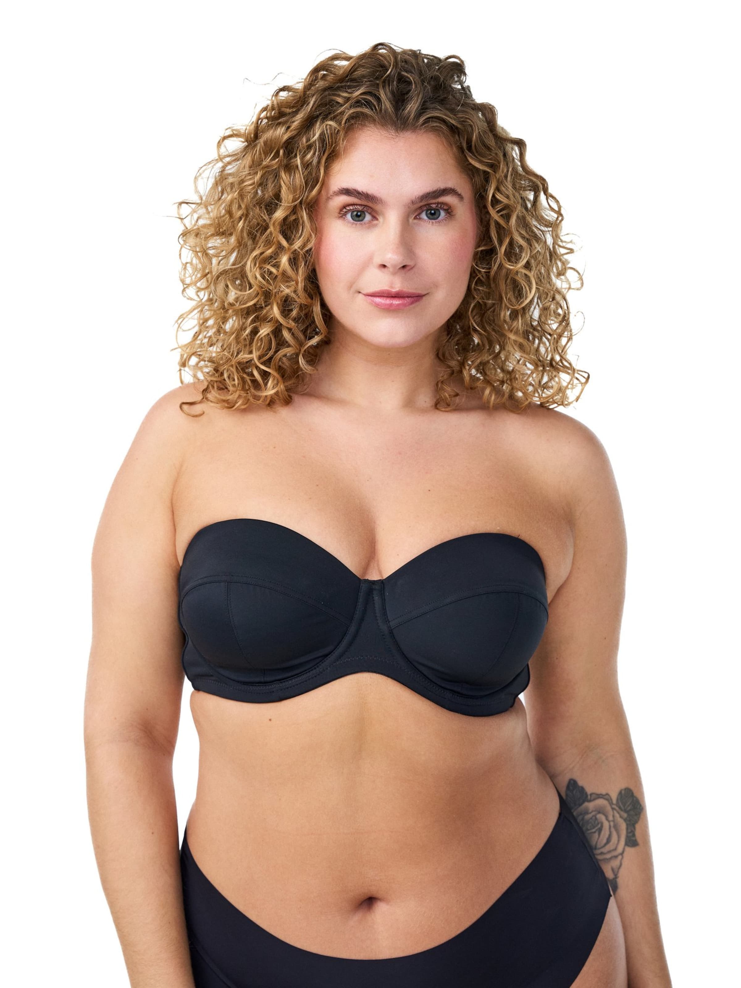 Invisible Soutien-gorge 'Ljill' Devoted by Zizzi en noir