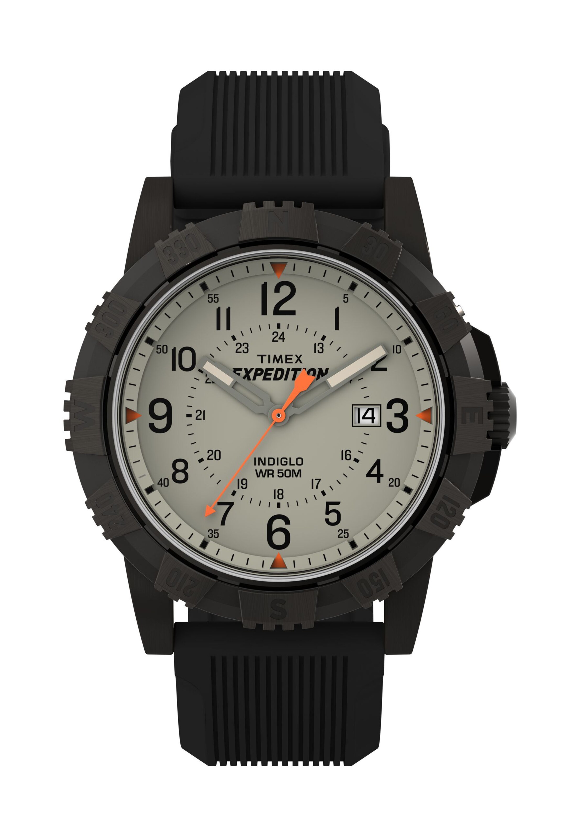 TIMEX Analoguhr 'Expedition Ridge' in Schwarz: Vorderseite