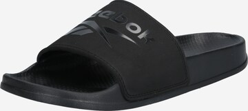 Flip-flops 'Fulgere' de la Reebok pe negru: față