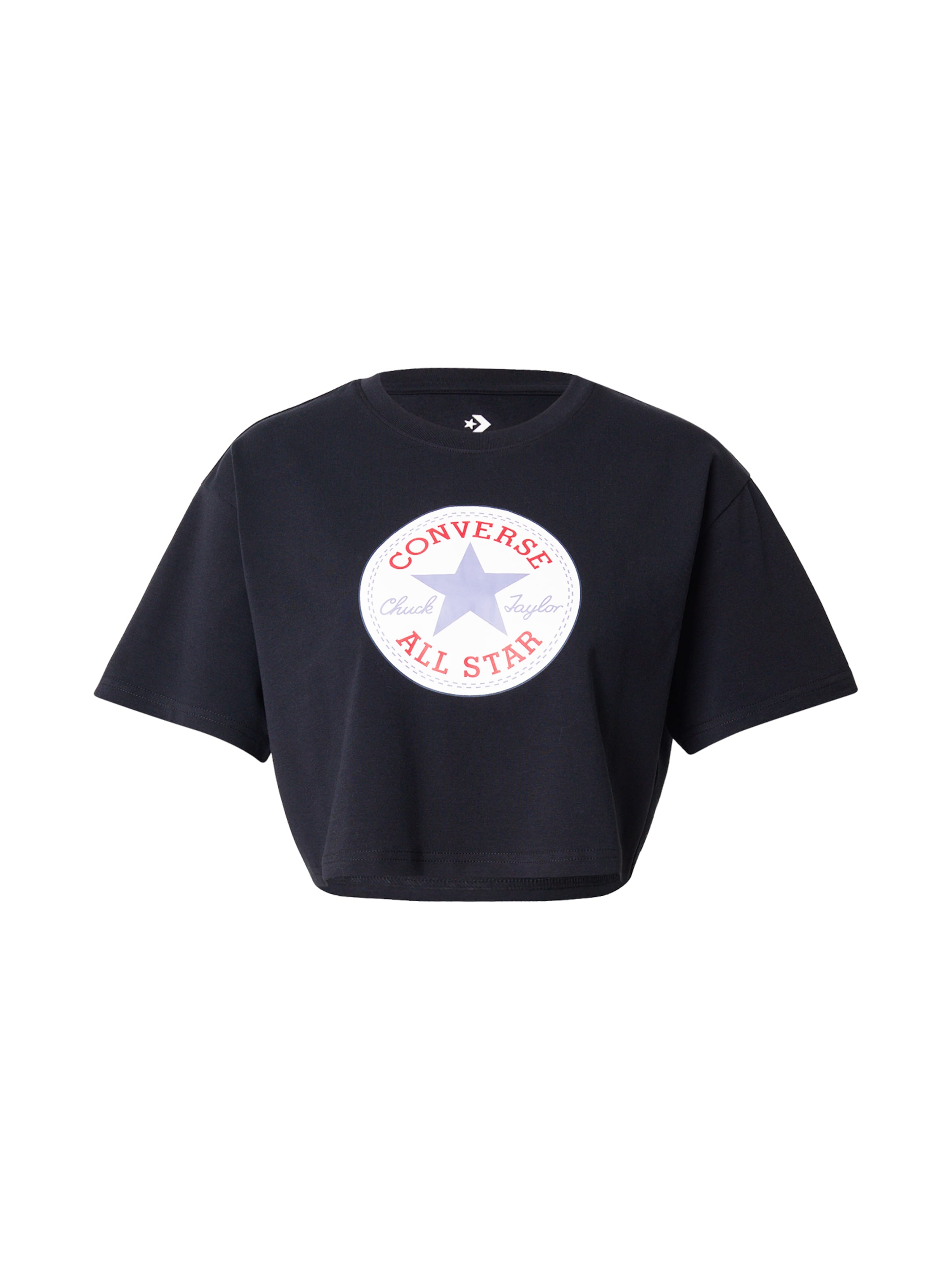 melns CONVERSE T-Krekls: no priekšpuses
