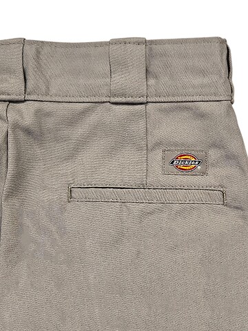 DICKIES Regular Pleat-Front Pants '874' in Grey