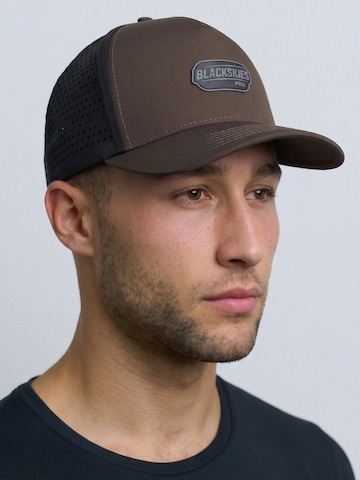 Blackskies Athletic Cap 'Pro Flow Sport Performance' in Brown: front