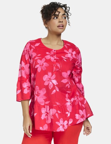 SAMOON Blouse in Pink: front