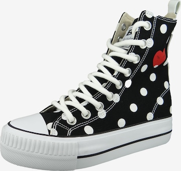 BRITISH KNIGHTS - Sapatilhas baixas 'Kaya' em preto: frente