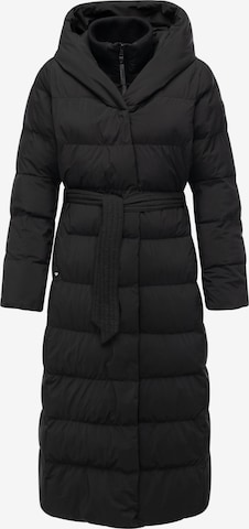 Ragwear Winter coat 'Niani' in Black: front