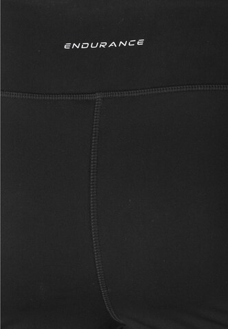 ENDURANCE Skinny Laufhose 'Janney' in Schwarz