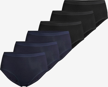 CON-TA Slip 'Feinripp' in Blue: front