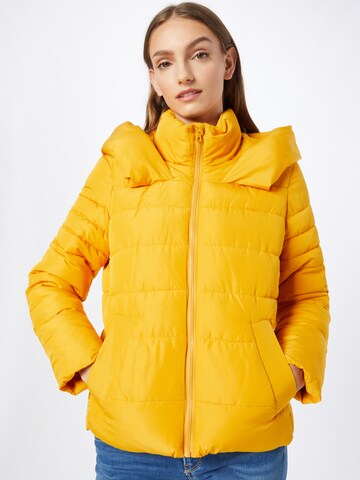 Veste mi-saison 'ANDREA' ONLY en jaune : devant