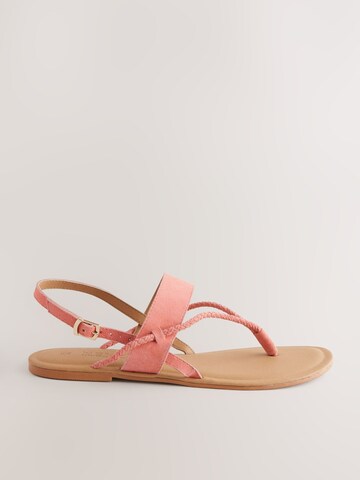 Next T-Bar Sandals in Orange
