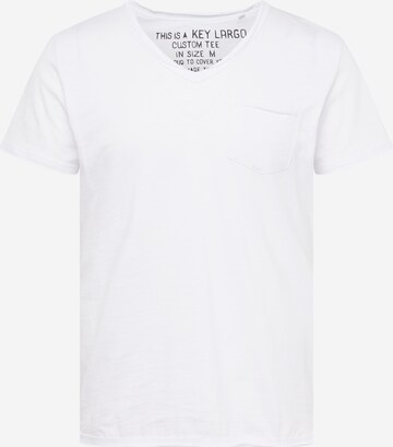 T-Shirt 'WATER' Key Largo en blanc : devant