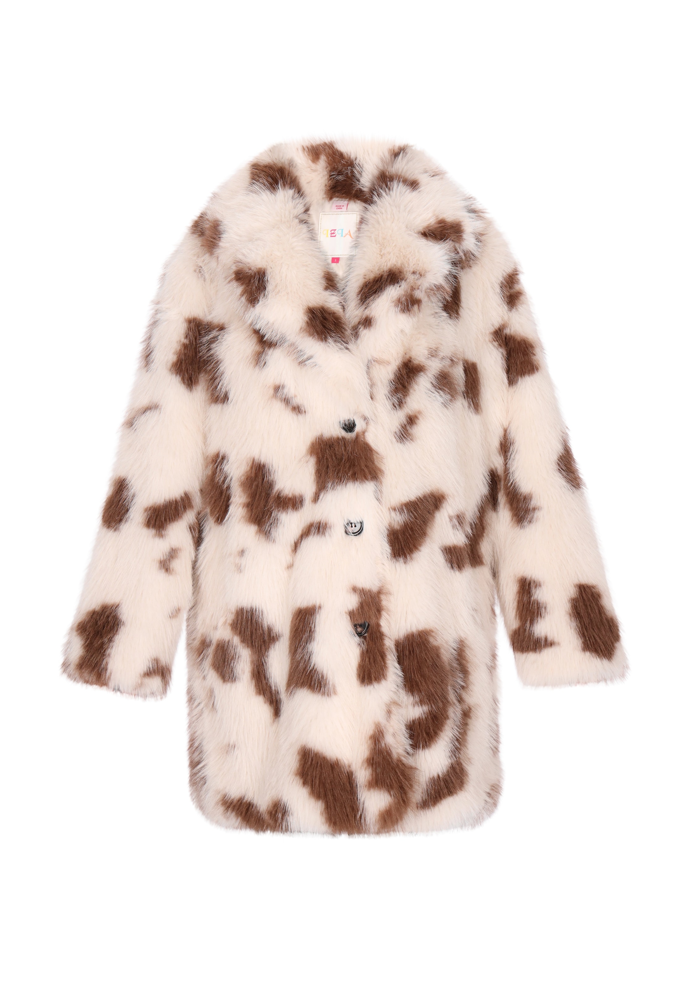 IZIA Talvemantel, värv valge: eest vaates