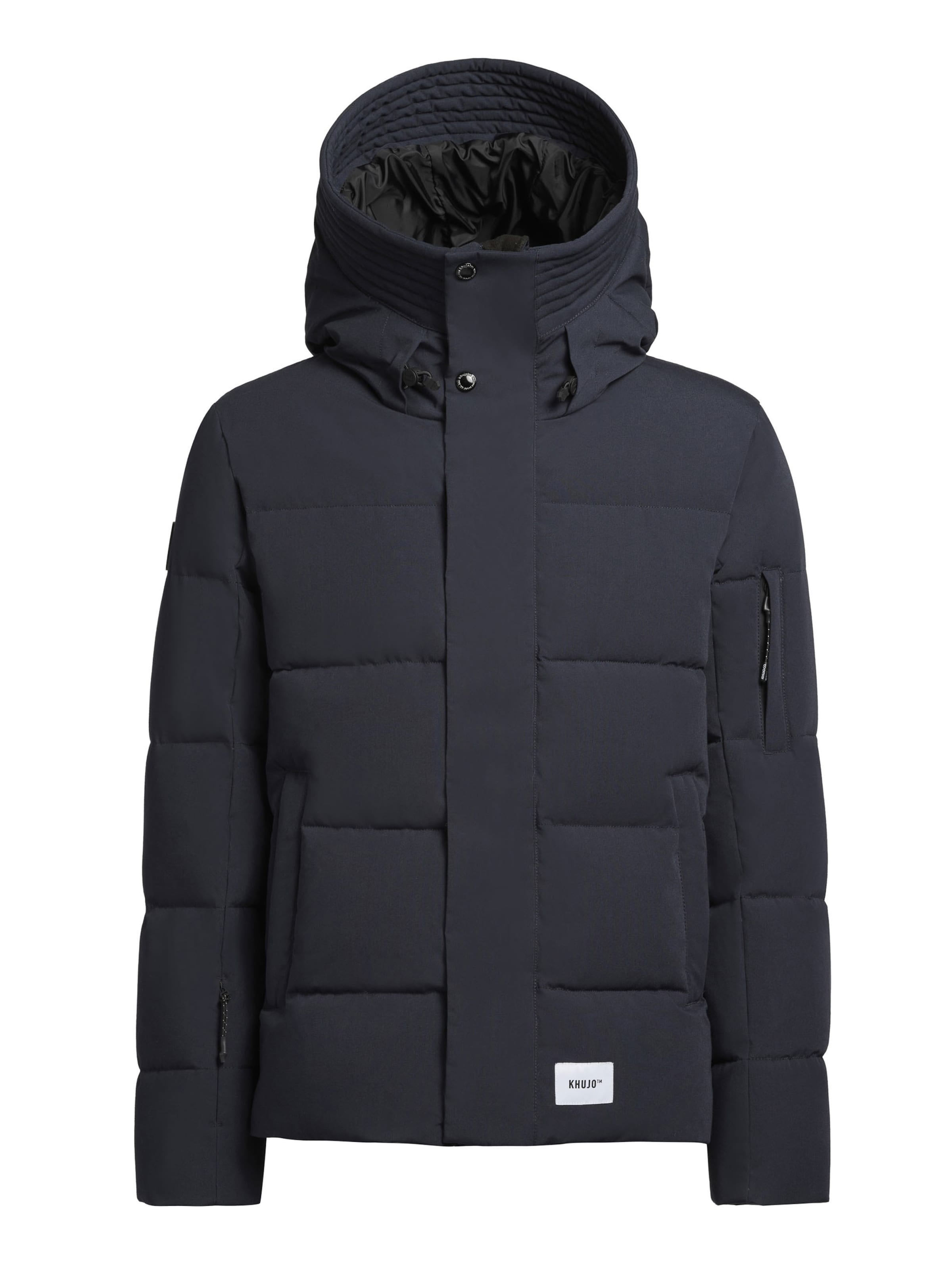 Giacca invernale 'Bard' di khujo in nero: frontale