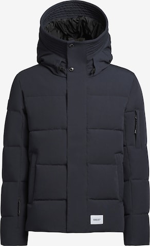 khujo Jacke 'Bard' in Schwarz: Vorderseite