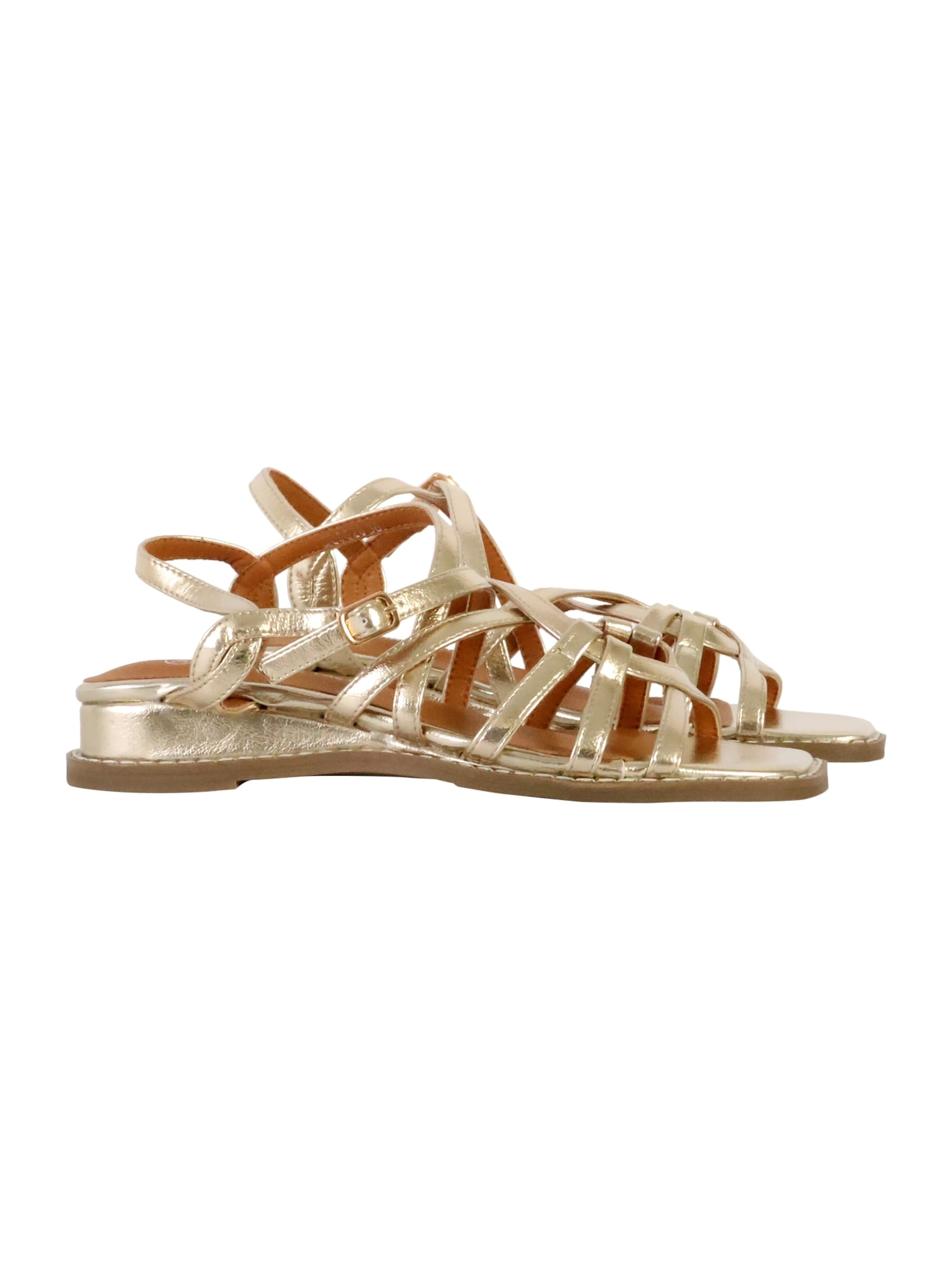 The Divine Factory Sandal in Gold
