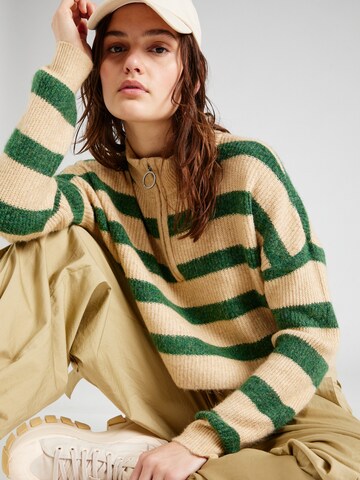 Noisy may Pullover 'NEW ALICE' i grøn