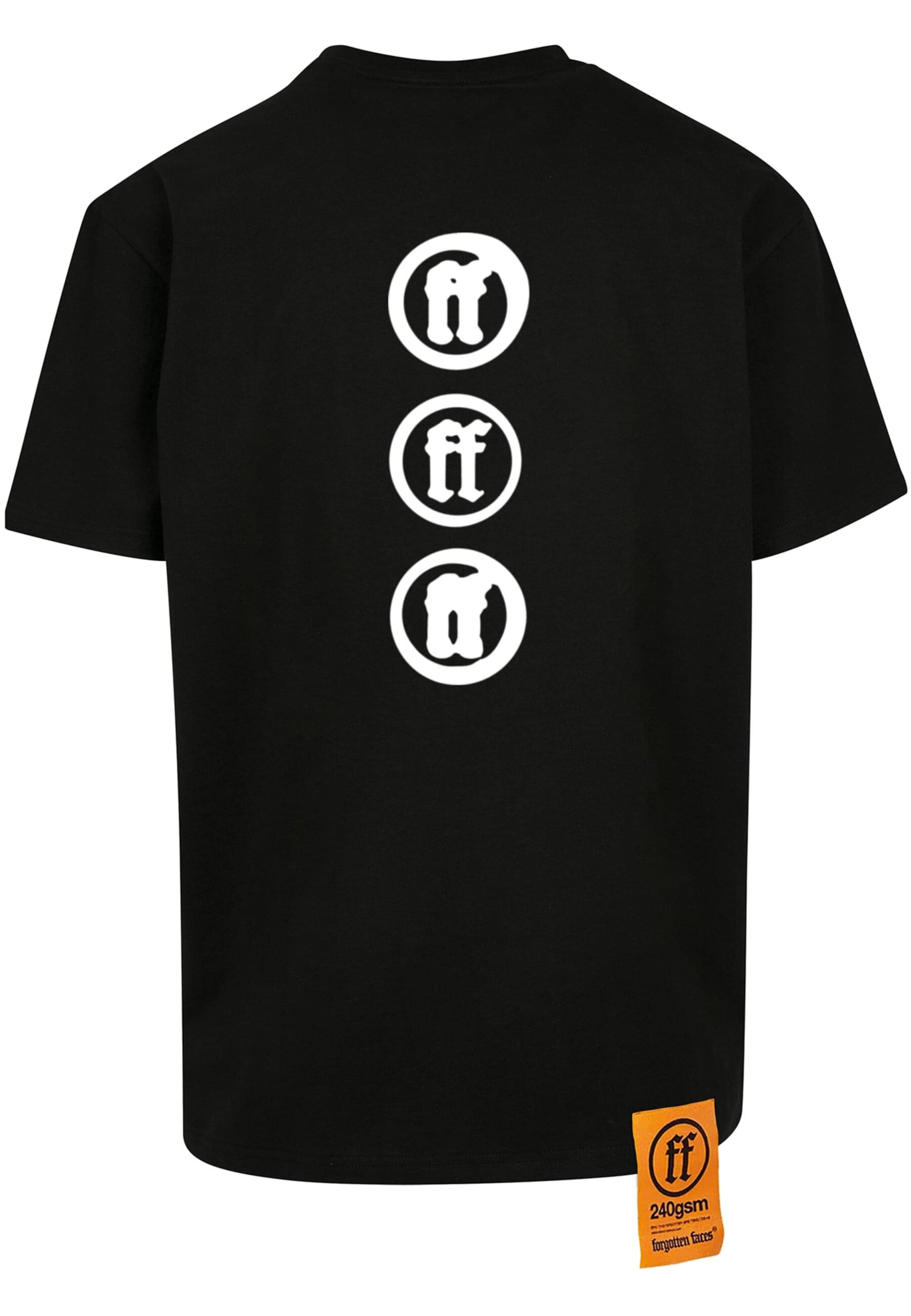 Forgotten Faces Särk 'Fading Logo Statue', värv must