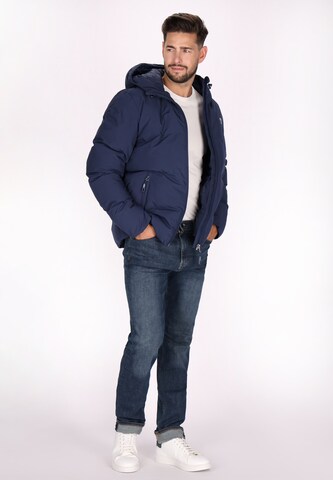 Veste d’hiver Schmuddelwedda en bleu