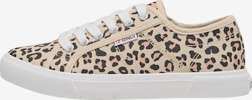 ONLY Rövid szárú sportcipők 'ONLNICOLA' - bézs: elől