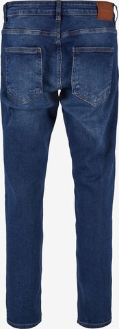 2Y Premium Tapered Jeans in Blau