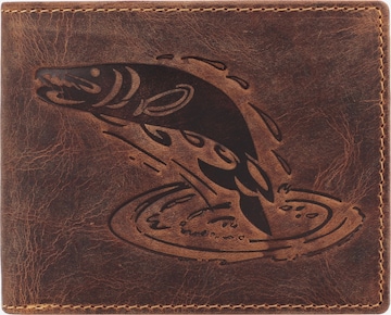 GREENBURRY Wallet in Brown: front