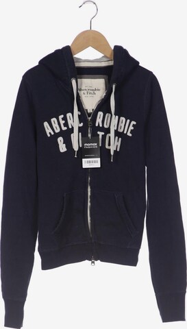 Abercrombie & Fitch Sweatshirt & Zip-Up Hoodie in M in Blue: front