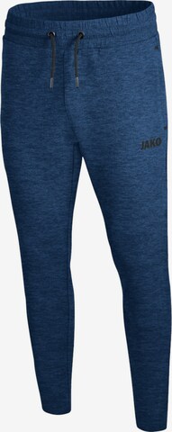 JAKO Tapered Workout Pants in Blue: front