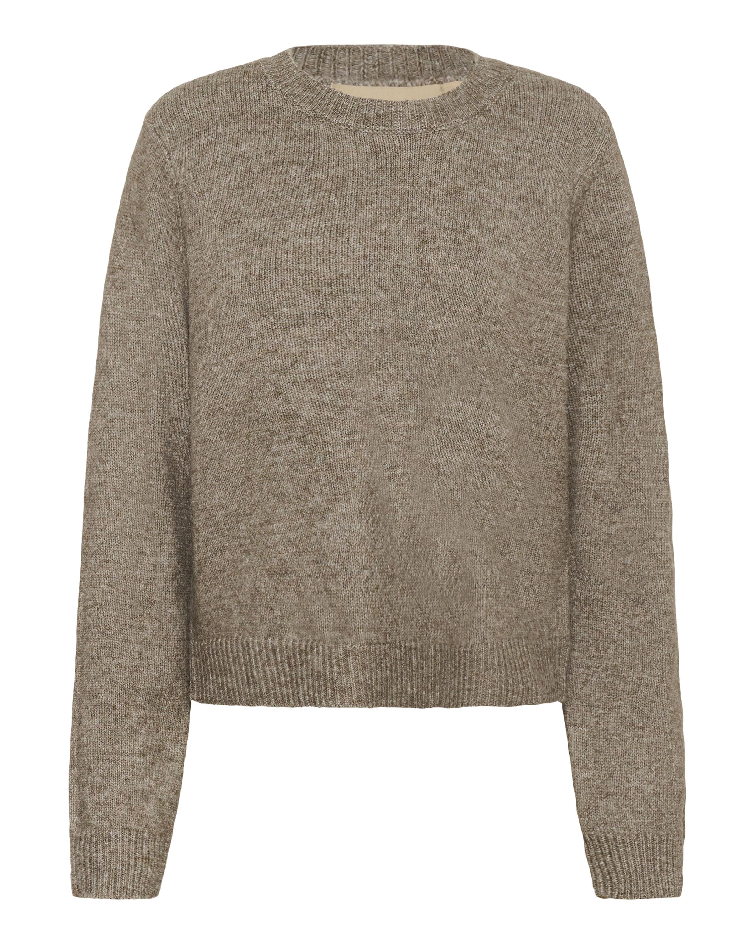 CULTURE Pullover 'CU Osana' i beige-meleret, Produktvisning