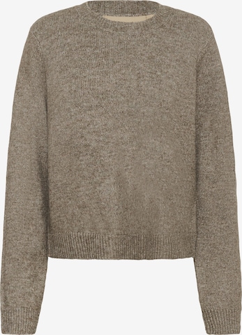 CULTURE Pullover 'CU Osana' in Beige: Vorderseite