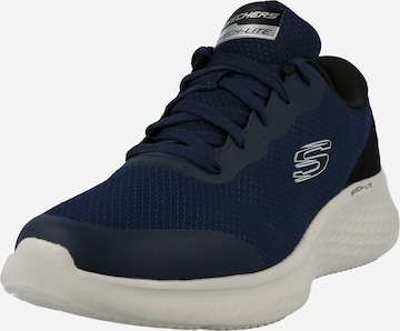 SKECHERS Låg sneaker i blå: framsida