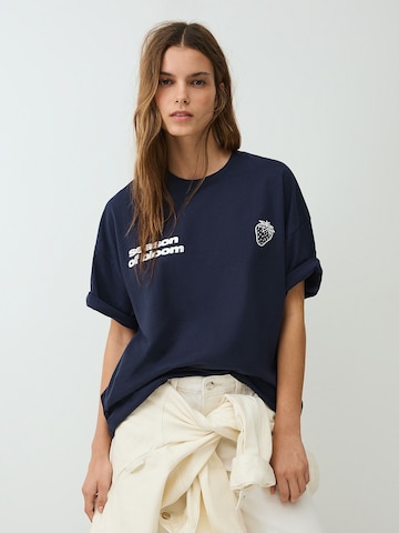 Maglietta di Bershka in blu