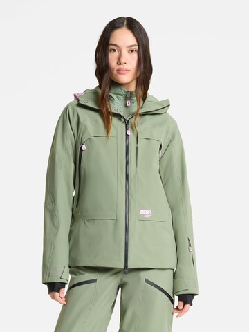 ZIENER Outdoor Jacket in Green: front