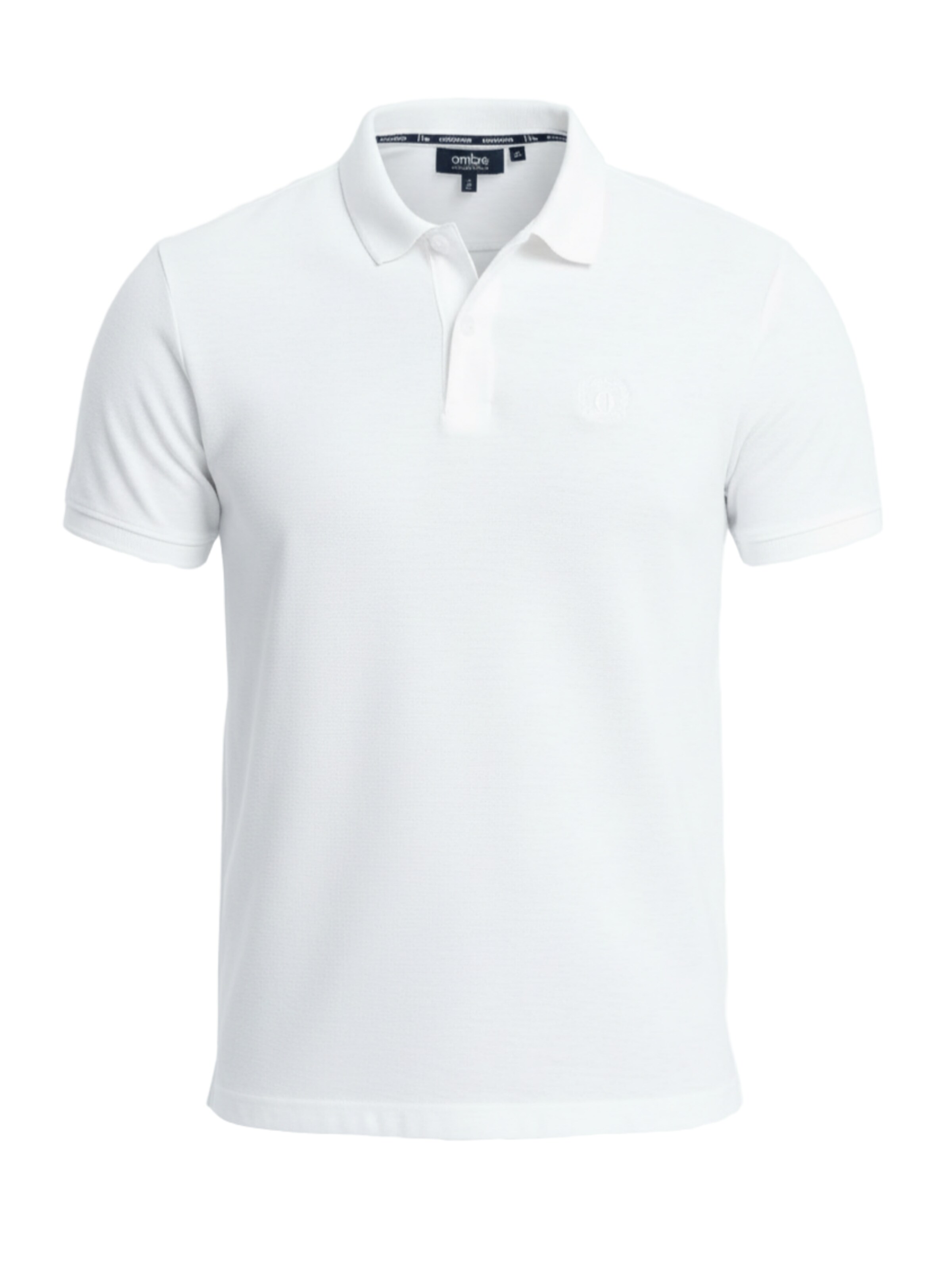 Ombre - Camiseta en blanco: frente
