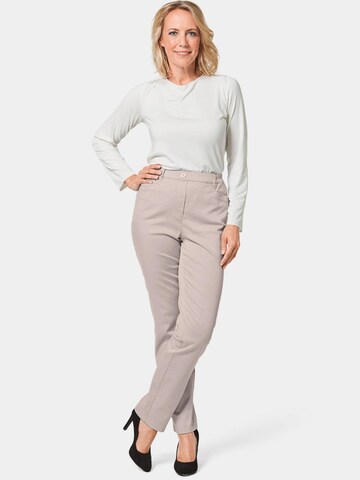 Goldner Regular Trousers 'Martha' in Grey
