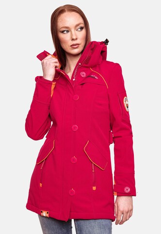 MARIKOO Weatherproof jacket 'Soulinaa' in Pink: front
