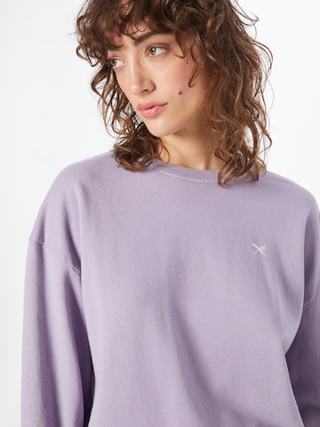 Iriedaily Sweatshirt 'Flagli' in Lila
