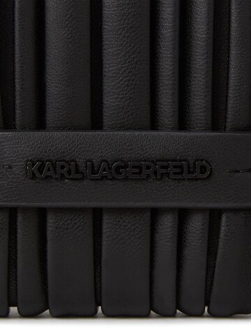 Karl Lagerfeld Denarnica 'Kushion Slim Bi-Fold' | črna barva
