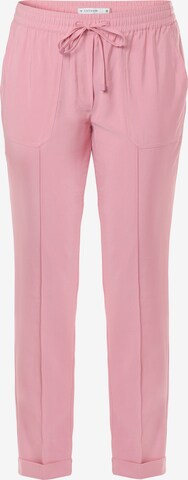 Regular Pantalon à plis 'SUMIKO' TATUUM en rose : devant