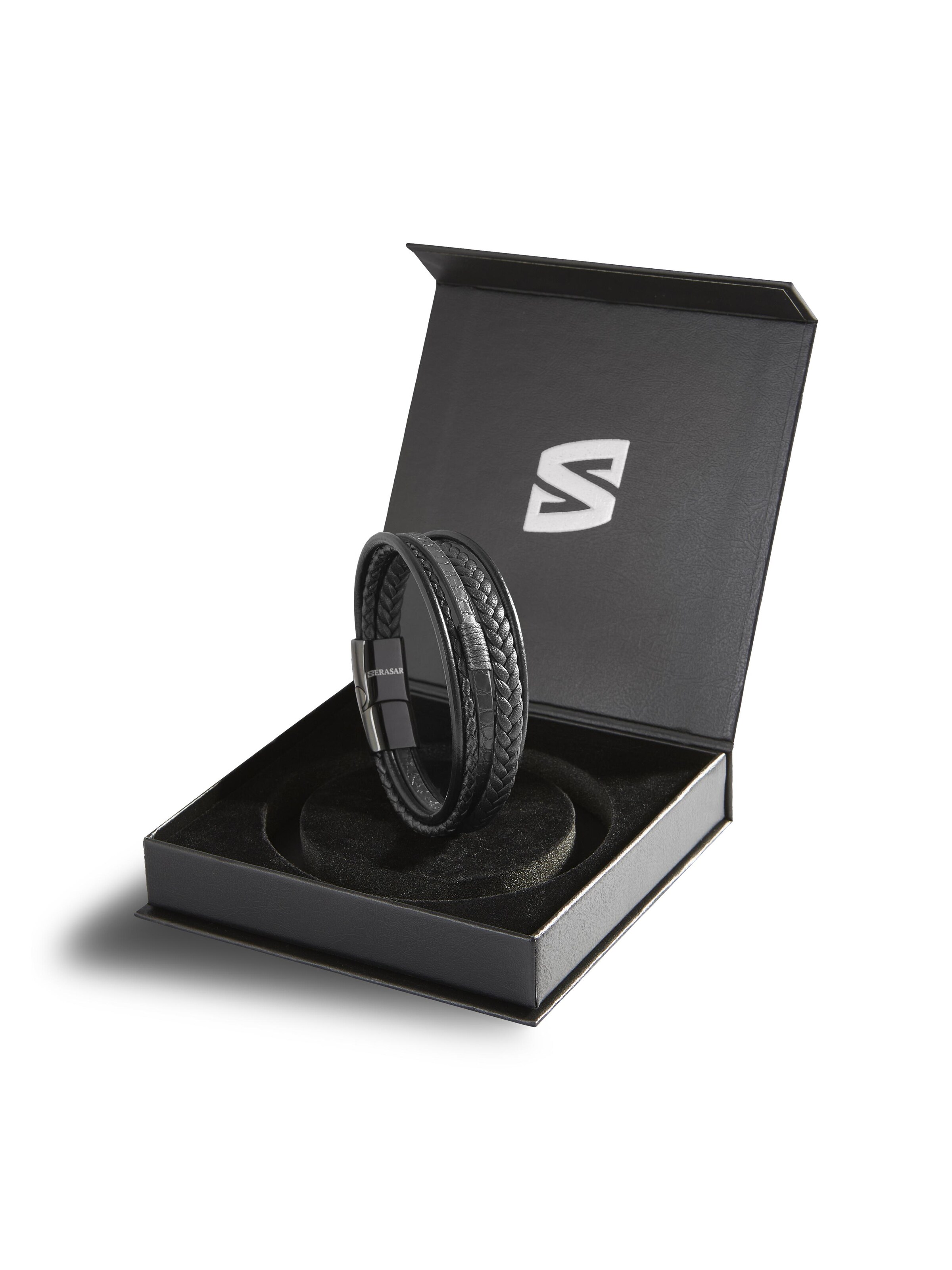 SERASAR Armband 'Wild' in Zwart