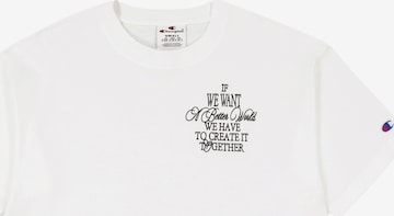 Champion Authentic Athletic Apparel Футболка оверсайз в Белый: спереди
